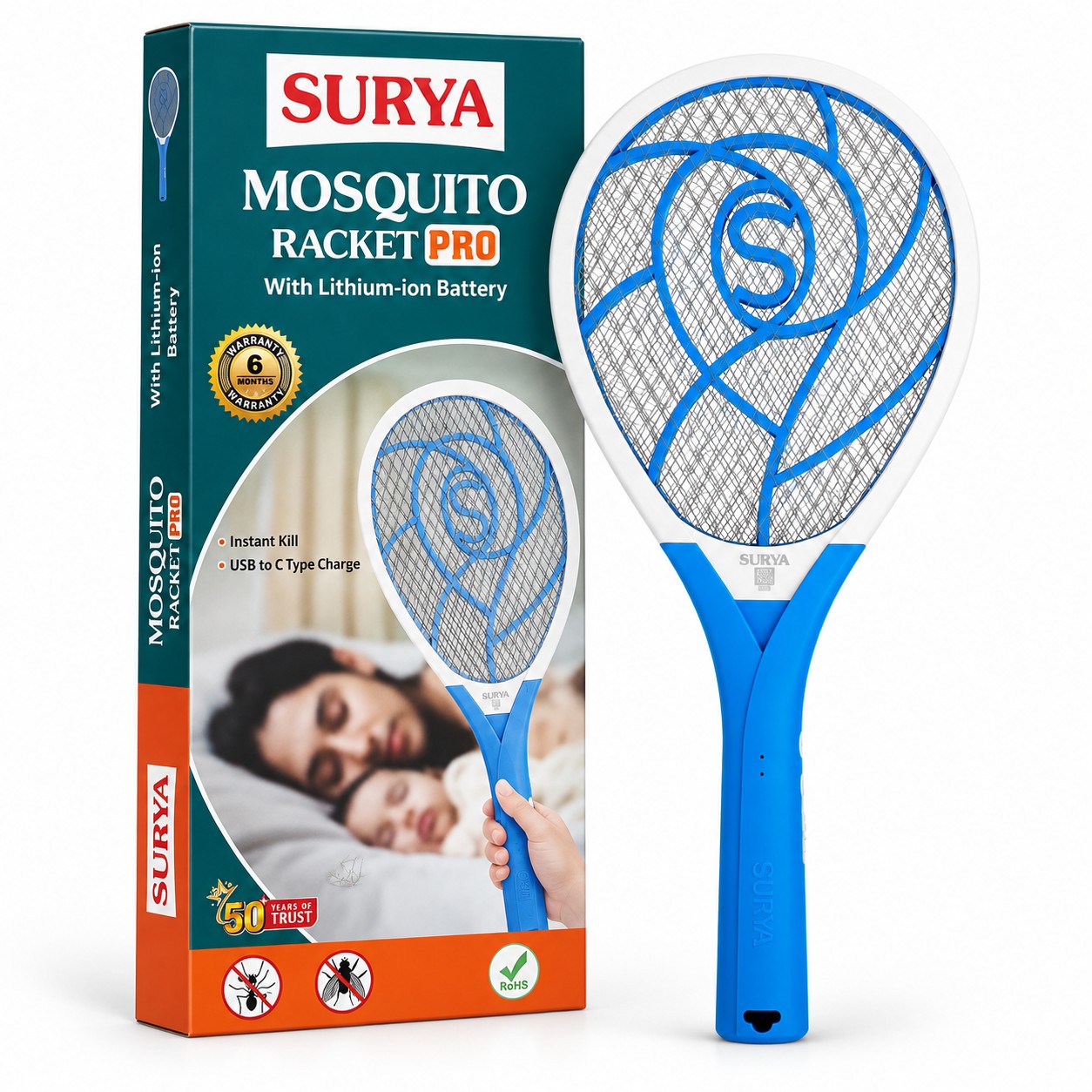 Surya Mosquito Racket Pro